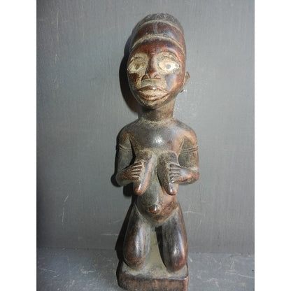 Luba Ceremonial Maternity Figure - African Tribal Art - DR Congo