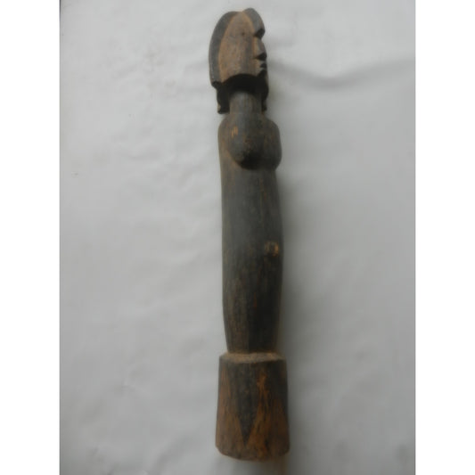 Mossi Biiga Figure – Burkina Faso, Carved Wood, Large Scale (102 Cm)