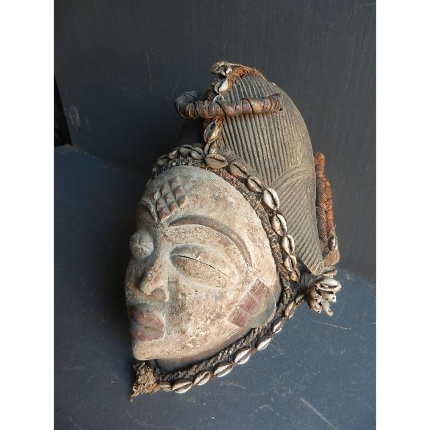Punu Mukuyi Ancestor Mask - African Tribal Art, Gabon