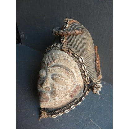 Punu Mukuyi Ancestor Mask - African Tribal Art, Gabon