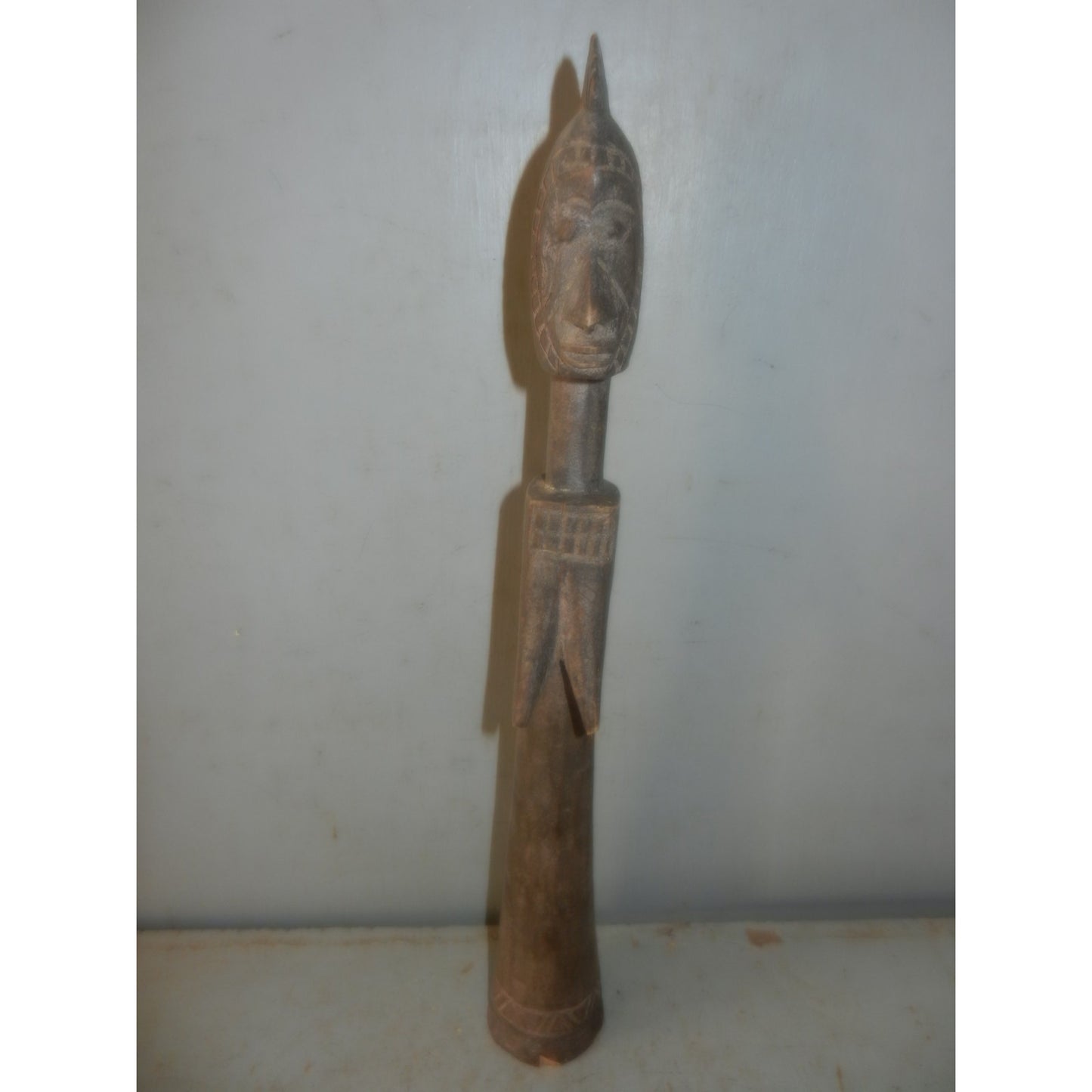 Mossi Biiga Doll - Hand-Carved Wooden Tribal Art