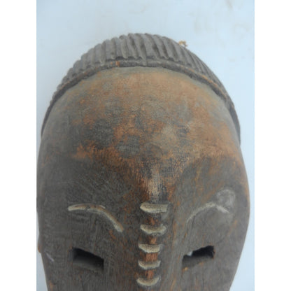 Chokwe Original Ceremonial Mask - Authentic African Tribal Art - DR Congo