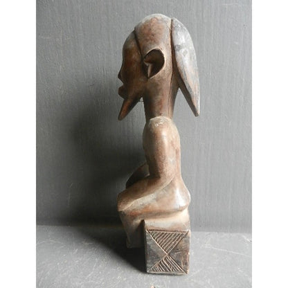 Lulua Ancestor Figure - Authentic African Tribal Art - DR Congo