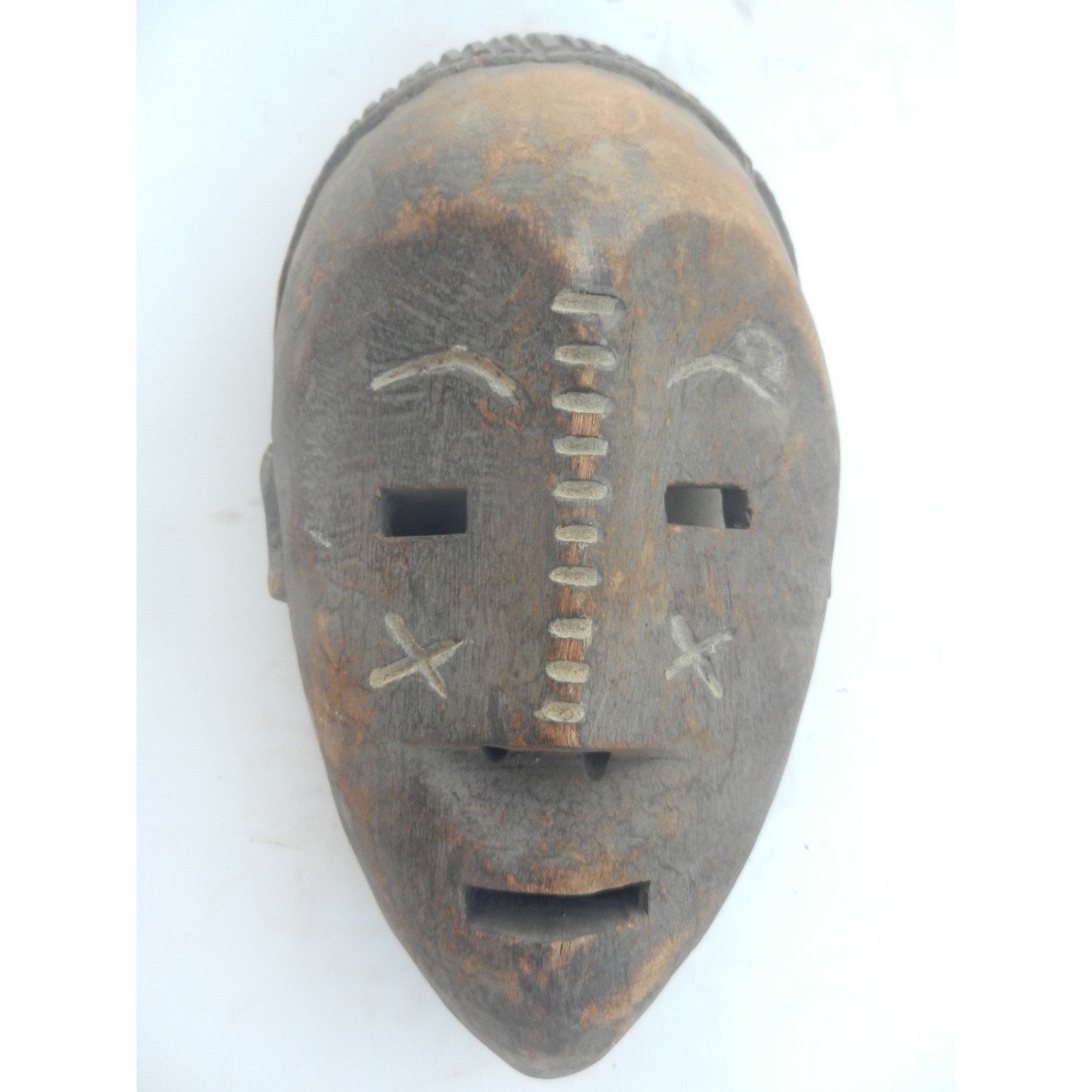 Chokwe Original Ceremonial Mask - Authentic African Tribal Art - DR Congo