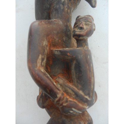 Punu Maternity Figure from Gabon African tribal statue