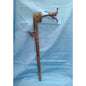 Makpo Ceremonial Scepter – Benin, West Africa, Carved Wood With Elephant Finial