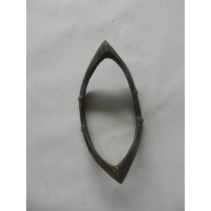West African Cast Metal Bracelet (Manilla-Style) – Bronze/Brass
