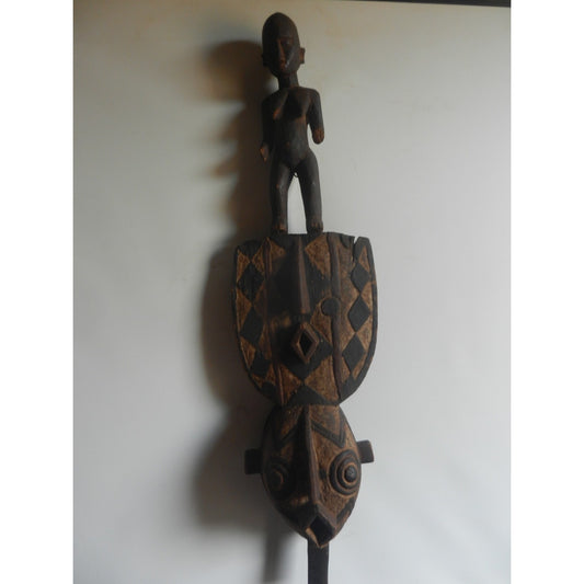 Gurunsi Giant Supporter Mask African Tribal Mask Burkina Faso