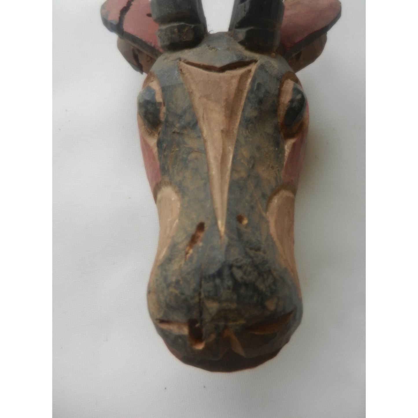 Bobo Fing Antelope Mask – Burkina Faso, Painted Carved Wood