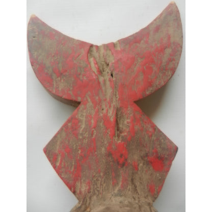 Nuna (Gurunsi) Polychrome Mask – Burkina Faso, Carved Wood