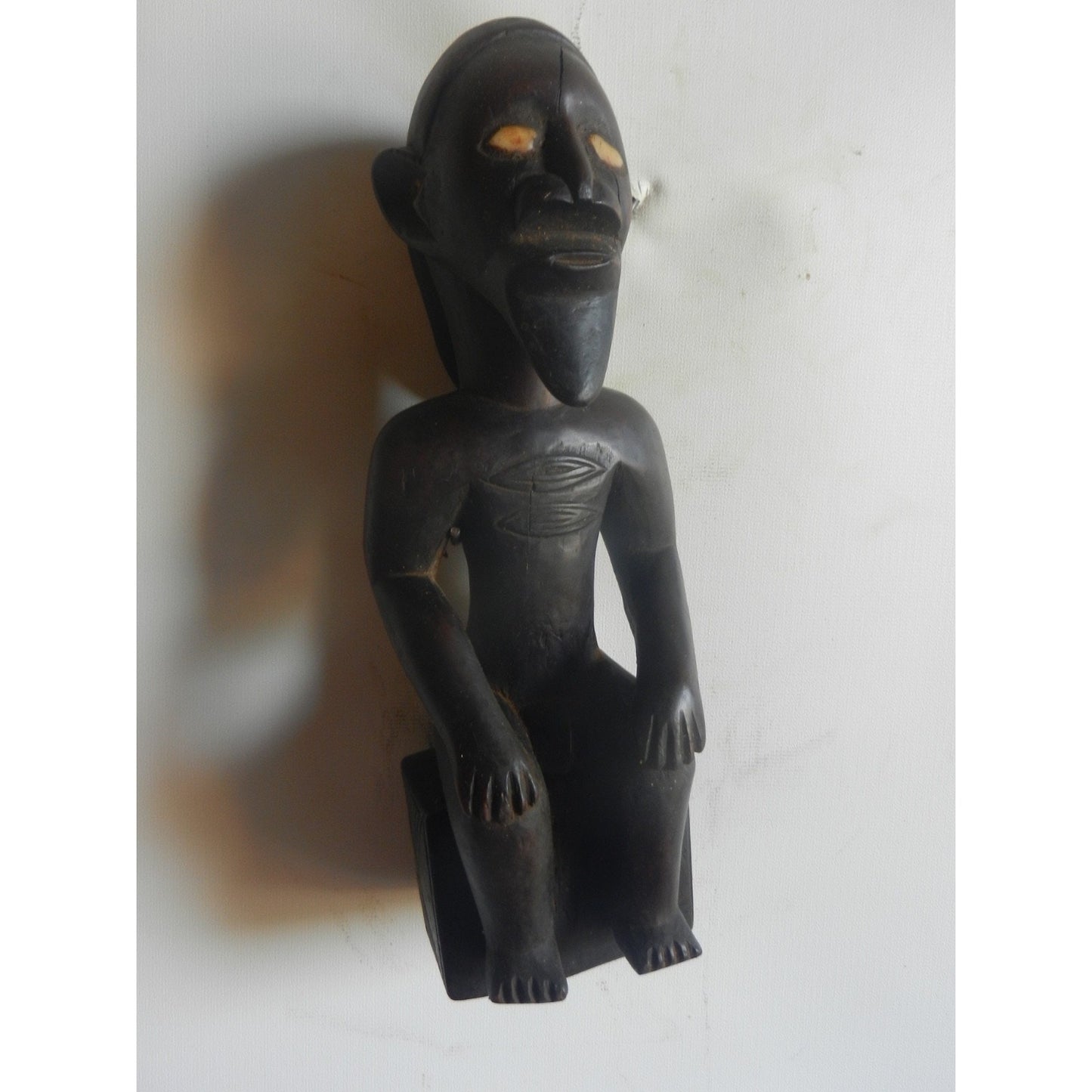 Yaka Old man Wisdom Figure African tribal Art, Congo