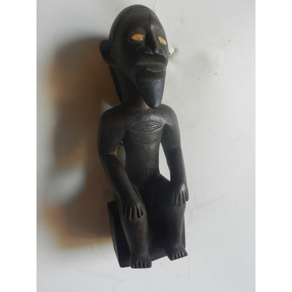 Yaka Old man Wisdom Figure African tribal Art, Congo