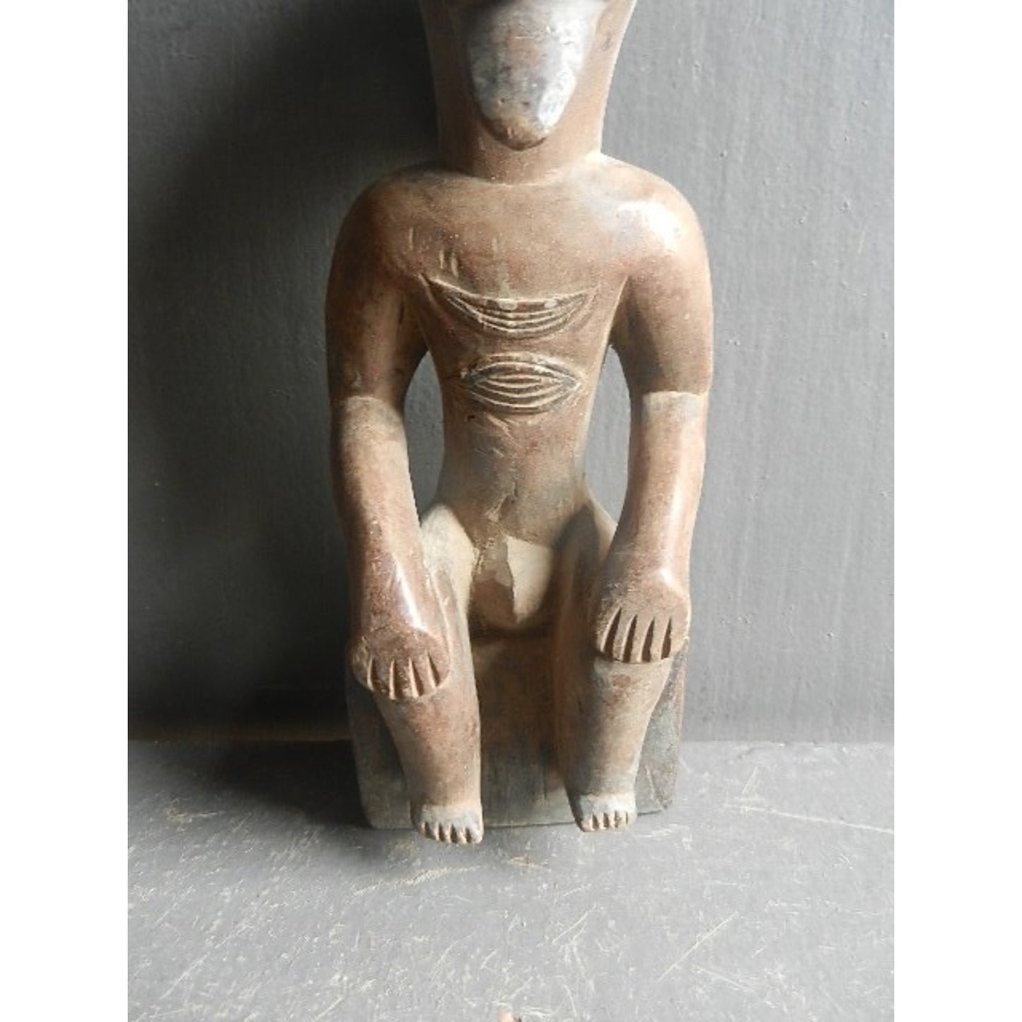 Lulua Ancestor Figure - Authentic African Tribal Art - DR Congo