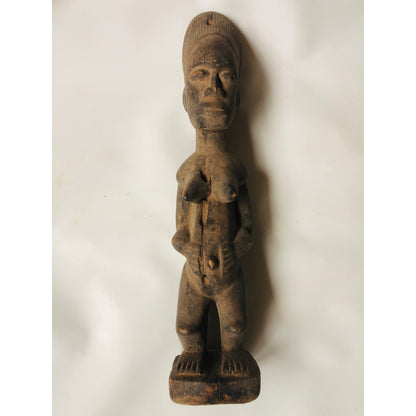 Vintage Baule Female Spirit Figure (Côte d'Ivoire) – African tribal art