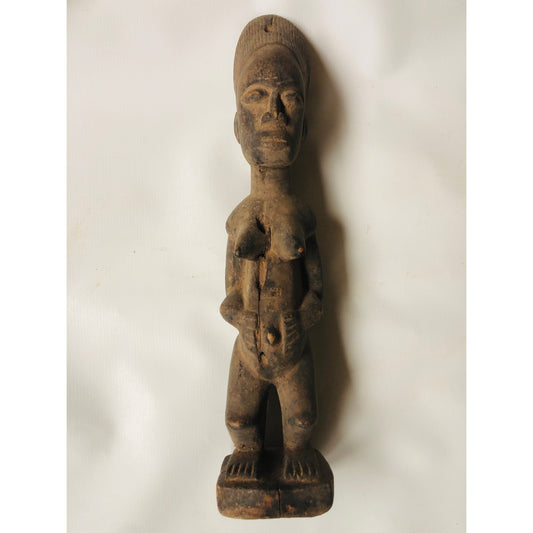 Vintage Baule Female Spirit Figure (Côte D'Ivoire) – African Tribal Art