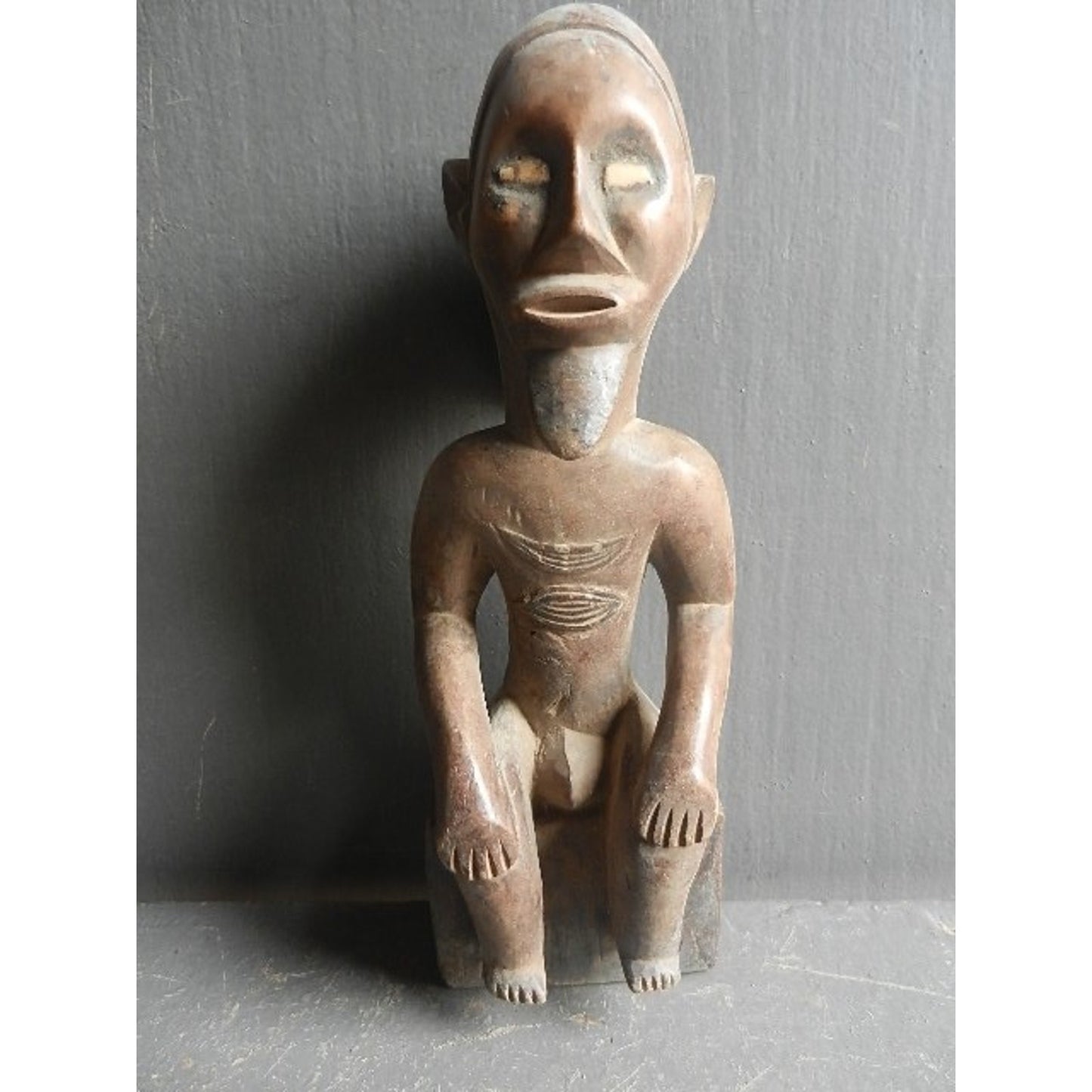 Lulua Ancestor Figure - Authentic African Tribal Art - DR Congo