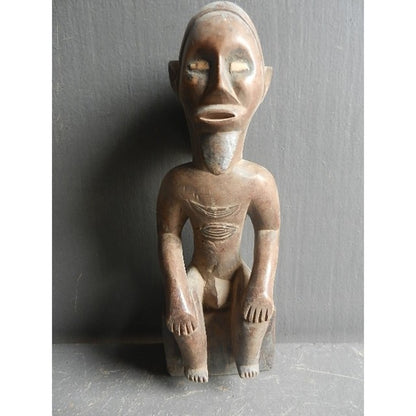 Lulua Ancestor Figure - Authentic African Tribal Art - DR Congo