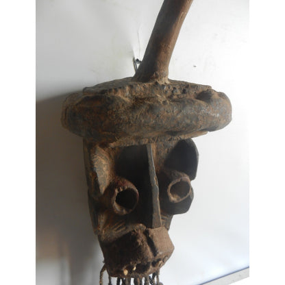 Guere Original Hunter Mask African tribal art Cote d'Ivoire