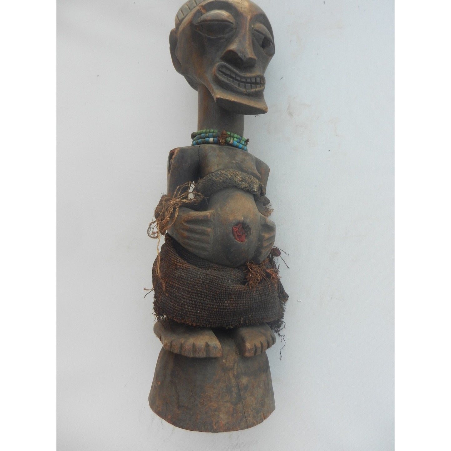 Songye Nkisi Statue, Authentic African Tribal Art DR Congo