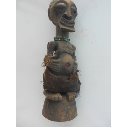 Songye Nkisi Statue, Authentic African Tribal Art DR Congo
