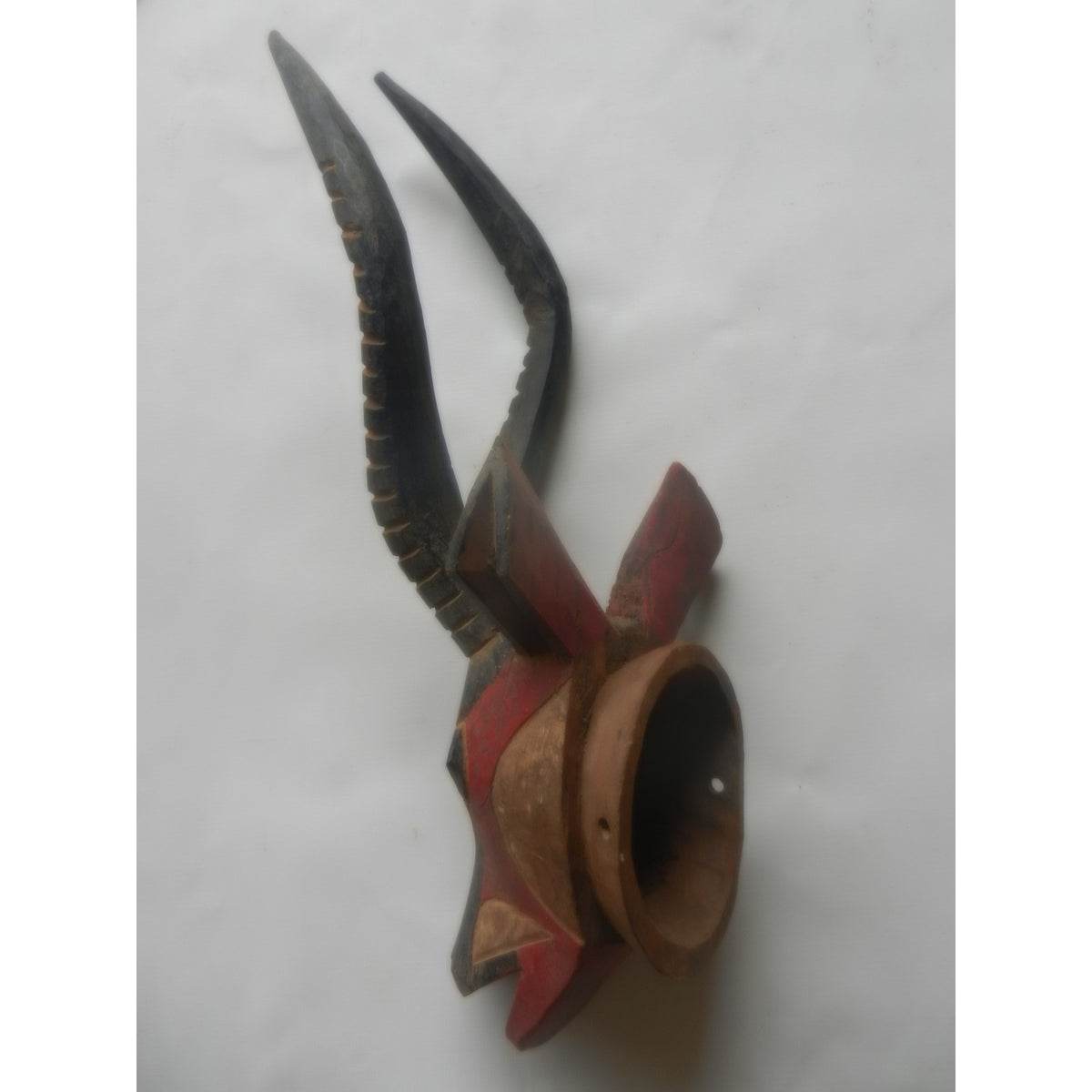 Bobo (Bwa) Antelope Mask – Burkina Faso, Painted Carved Wood, 45 Cm