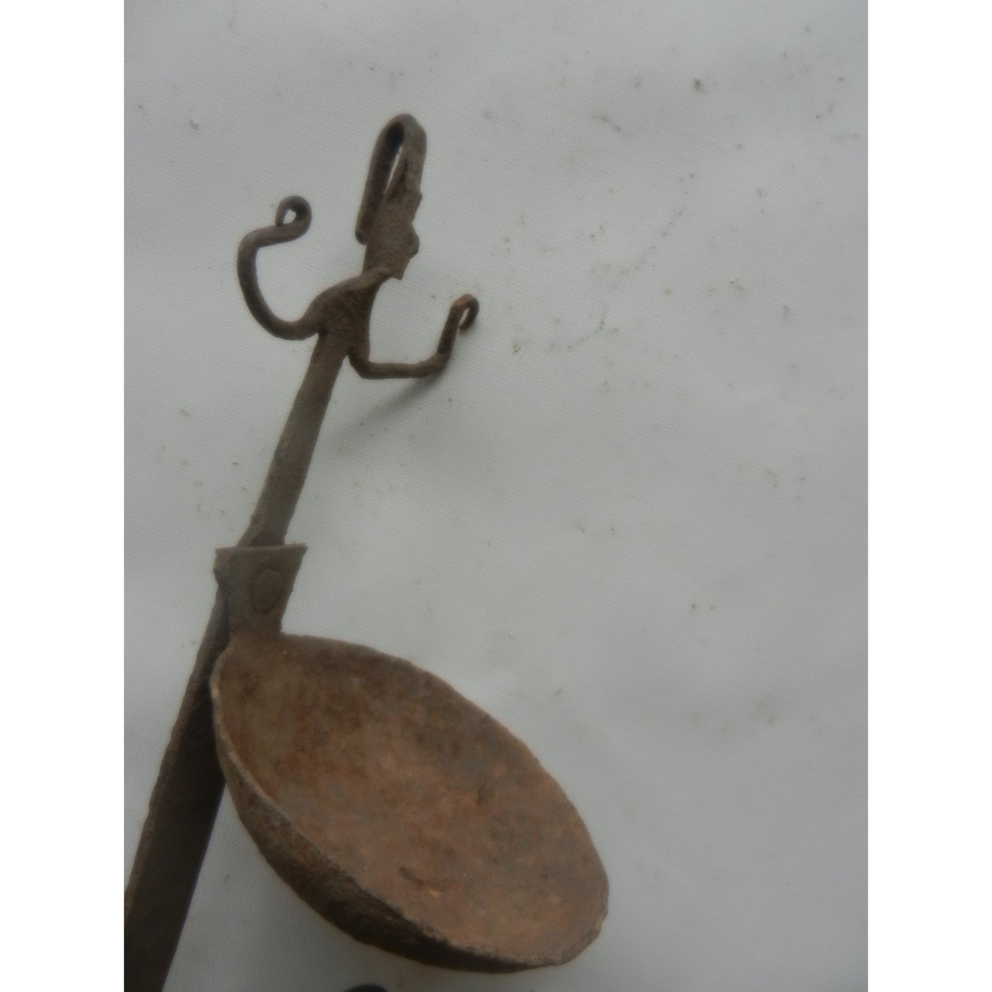 Forged Iron Ceremonial Oil Lamp — Mali, West African Tribal Art