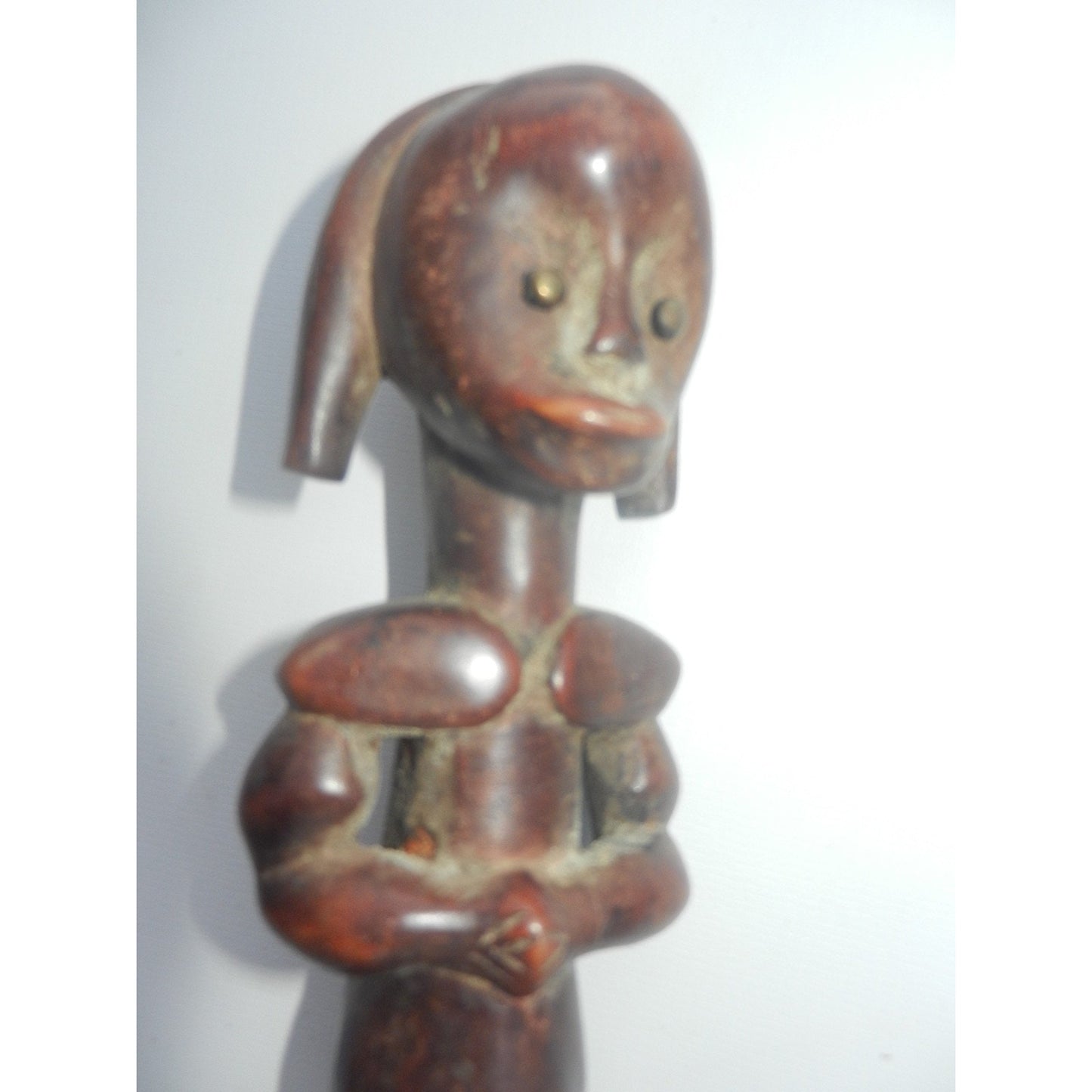 Fang Maternity Figure - African Tribal Statue Art from Gabon