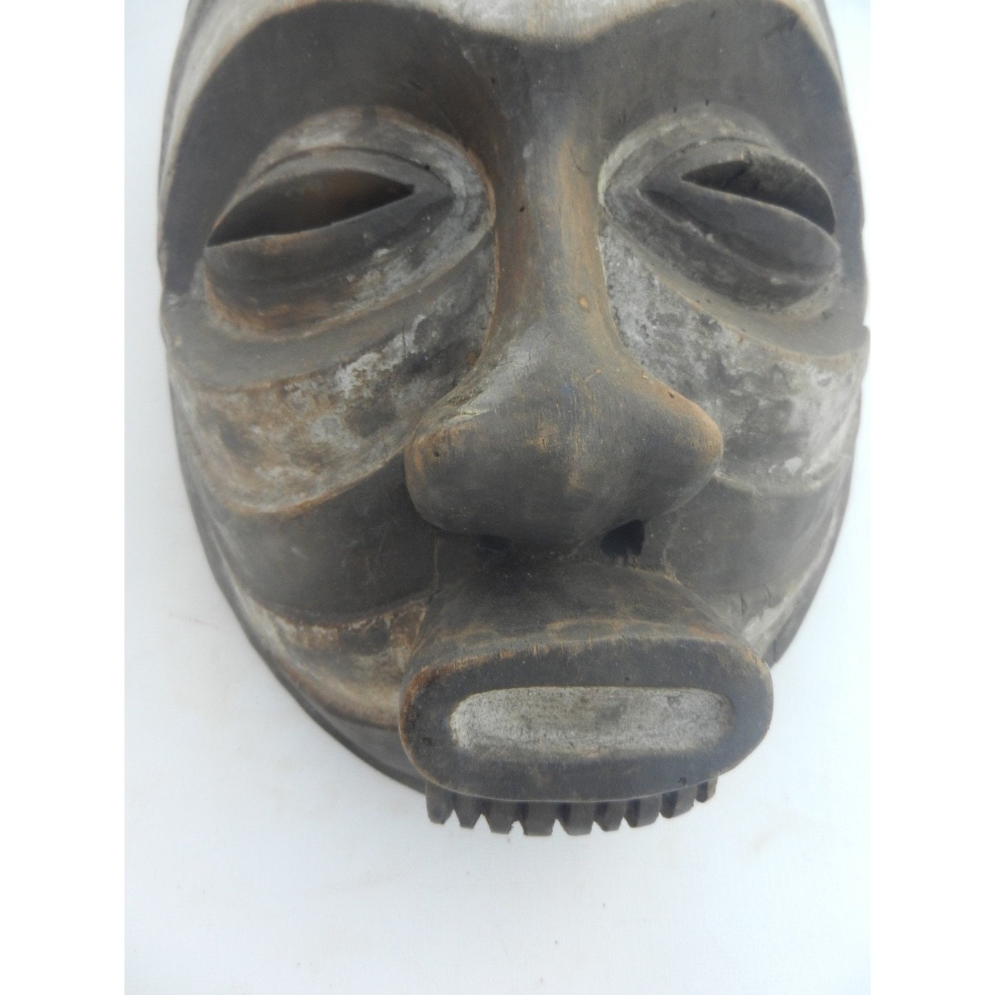 Ancient Kuba Totemic Mask - African Tribal Art from DR Congo