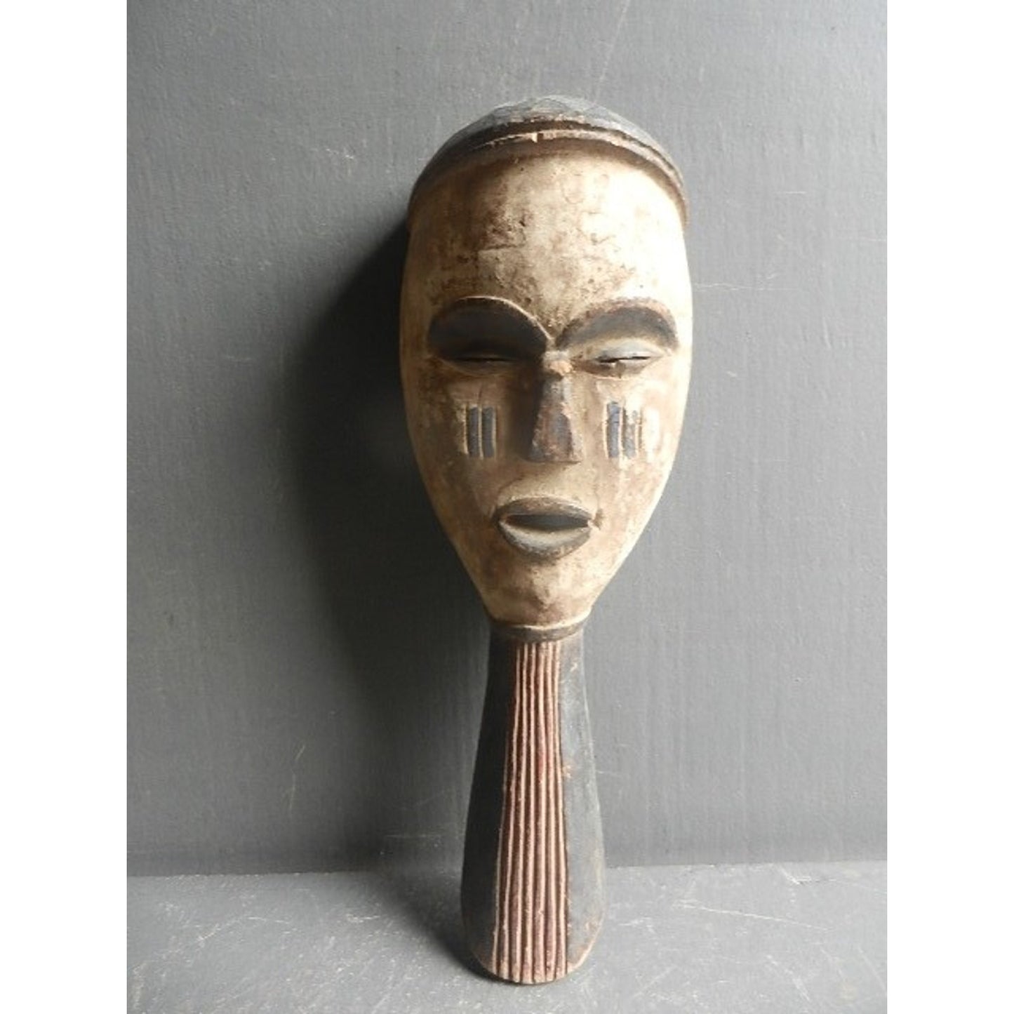 Punu Magnificent Facial Mask - Gabon Tribal African Art