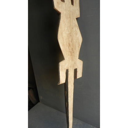 Ancient Bwa Crocodile Mask - Tribal Art from Burkina Faso - 155 cm