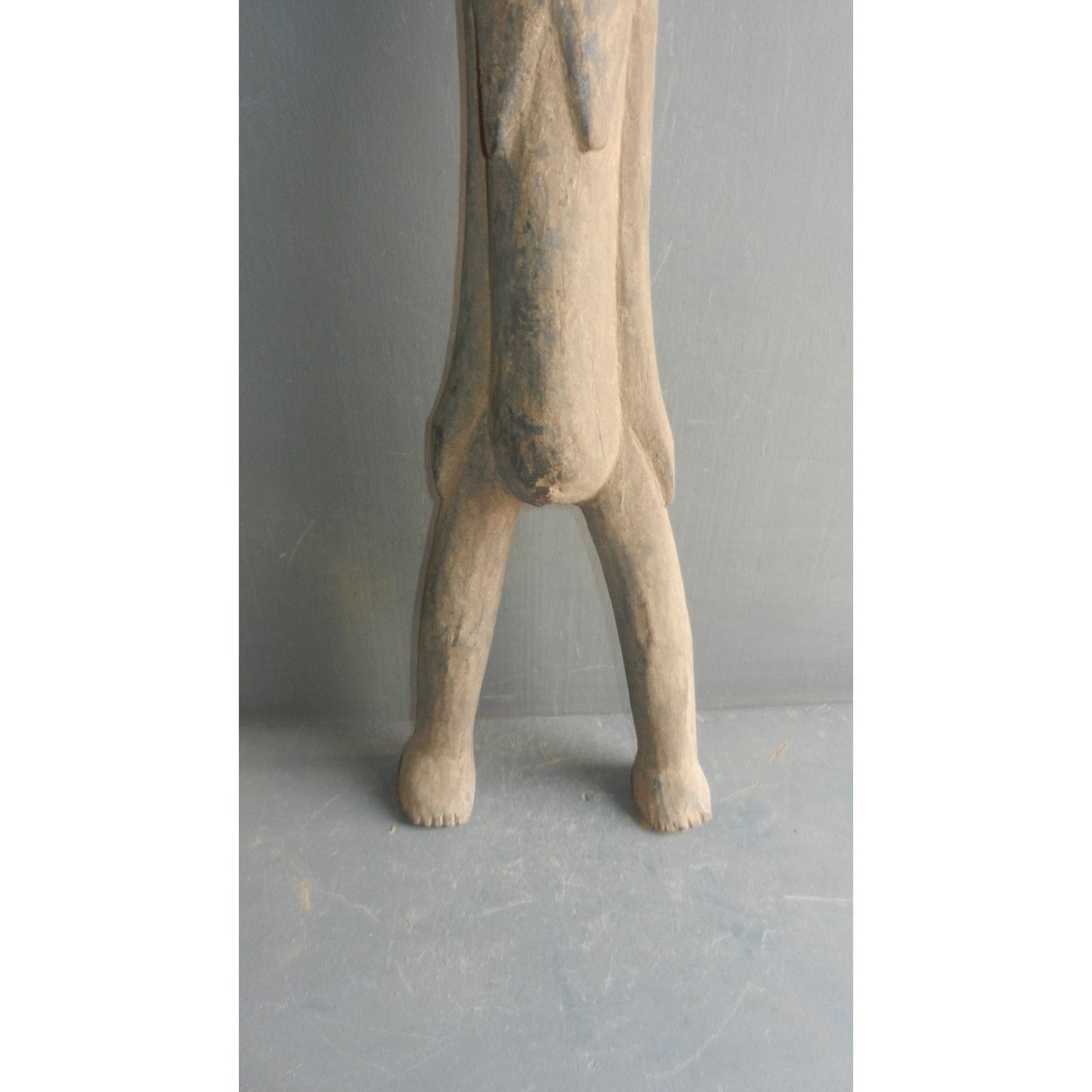 Lobi Bateba Wooden Statue - 79 cm Tall, Authentic African Tribal Art