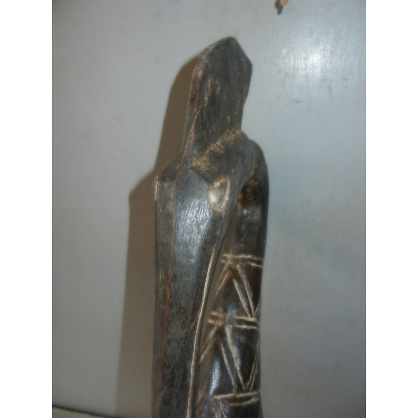 Baule-Style Carved Wood Mask — West Africa