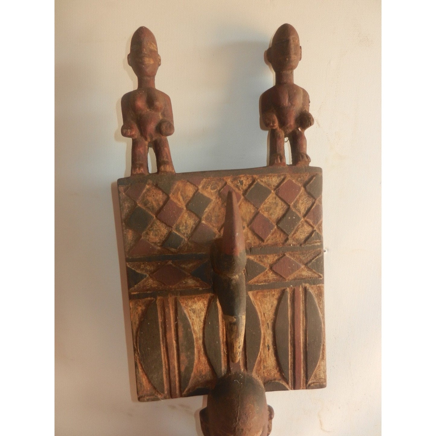 Original Mossi Yatenga Supporter Mask. Burkina Faso African tribal art