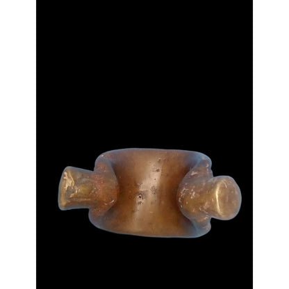 Ife-Style Cast Bronze Bracelet – Nigeria, Perforated Cuff