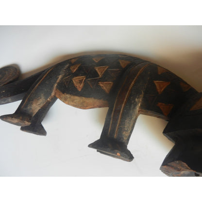 Bwa original Chameleon Mask Burkina Faso African tribal art