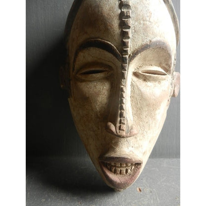 Original Idoma Ceremonial Mask - African Tribal Art, Nigeria