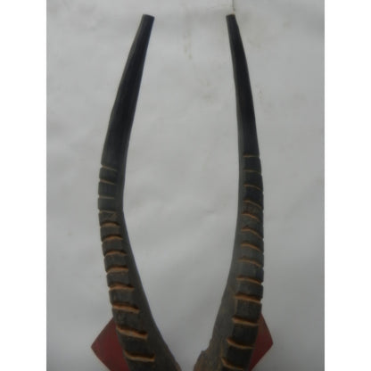 Bobo (Bwa) Antelope Mask – Burkina Faso, Painted Carved Wood, 45 Cm
