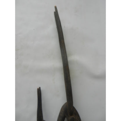 Bamana Chiwara (Ci Wara) Headdress – Mali, Carved Wood, Vertical Style, 106 Cm