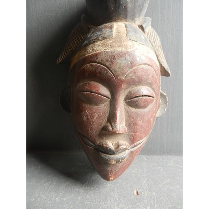Chokwe Female Ceremonial Mask, Authentic African Tribal Art