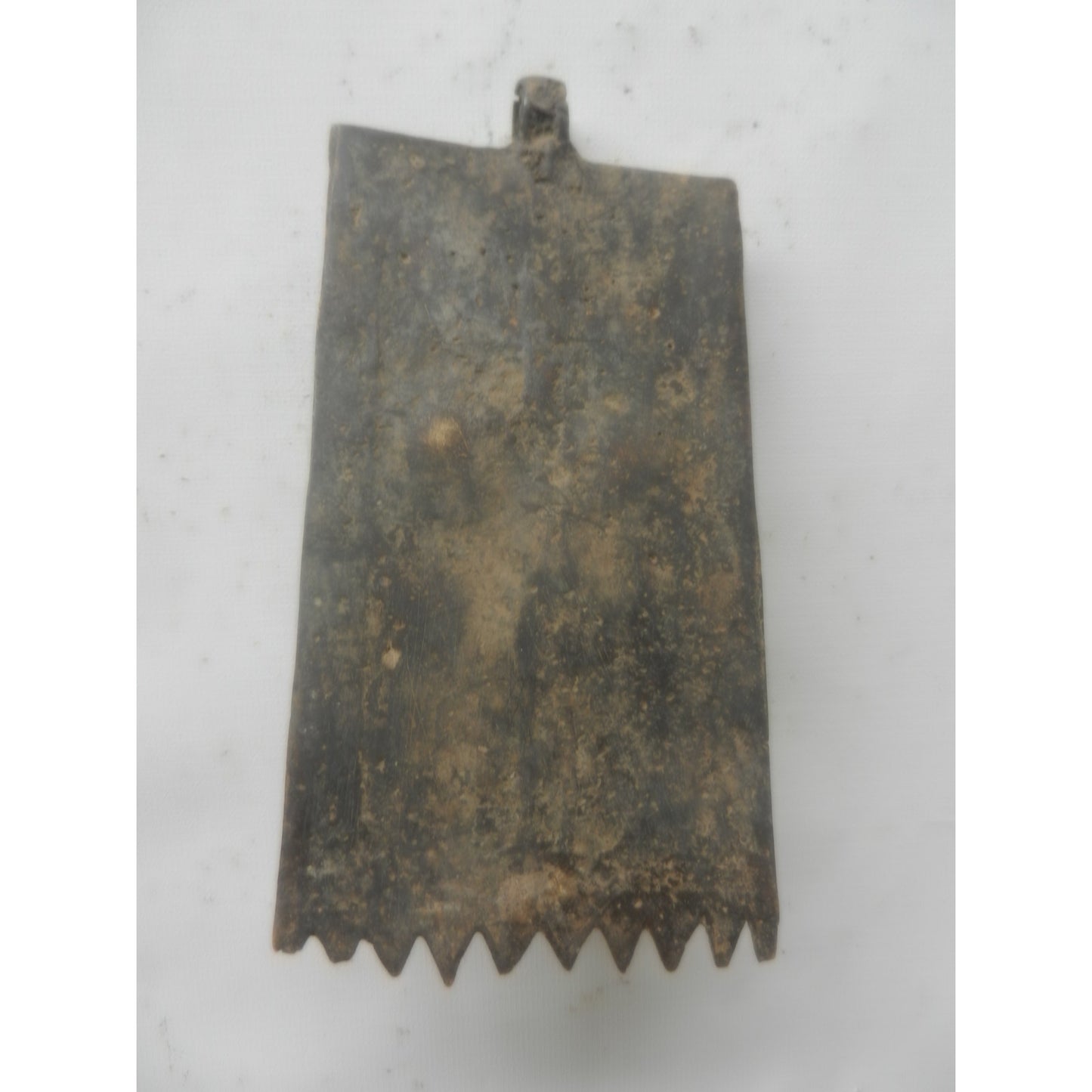 Cast Bronze Pectoral Pendant With Ram'S Heads — West Africa Tribal Art