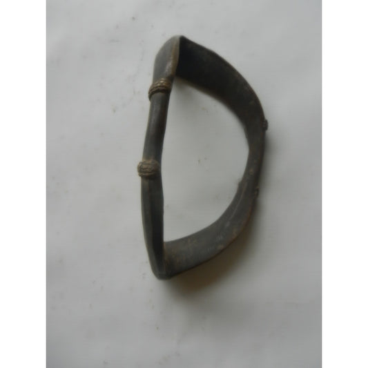 West African Cast Metal Bracelet (Manilla-Style) – Bronze/Brass