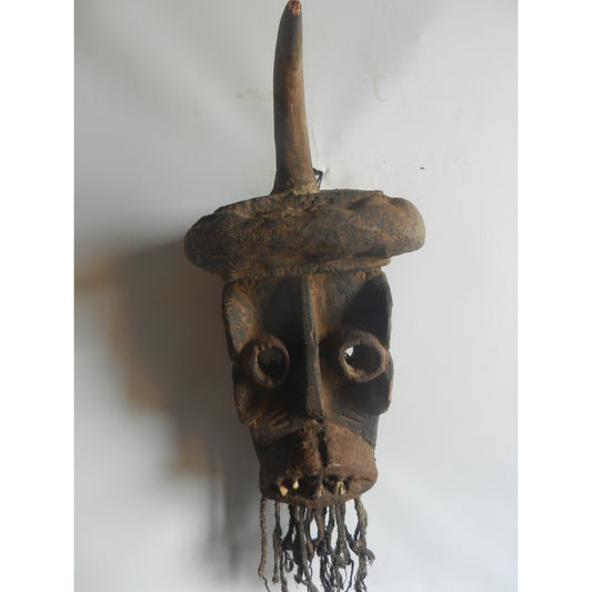 Guere Original Hunter Mask African tribal art Cote d'Ivoire