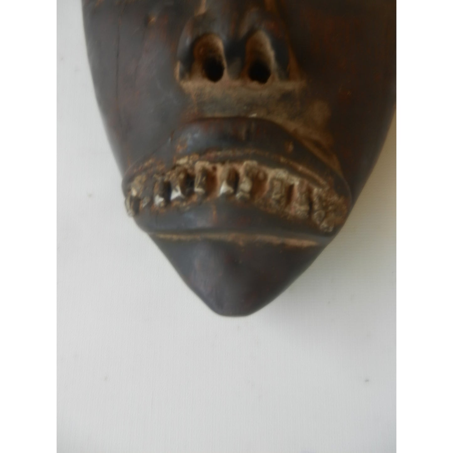 Lwalwa Carved Wood  Ceremonial Mask — African tribal art