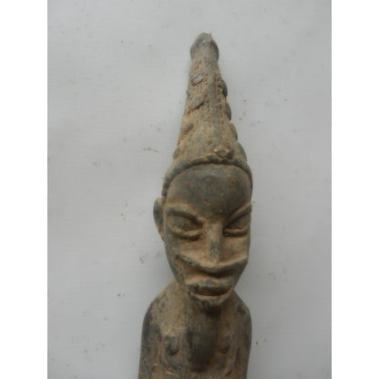 Lobi Bronze Maternity Figure – Burkina Faso, Cast Metal