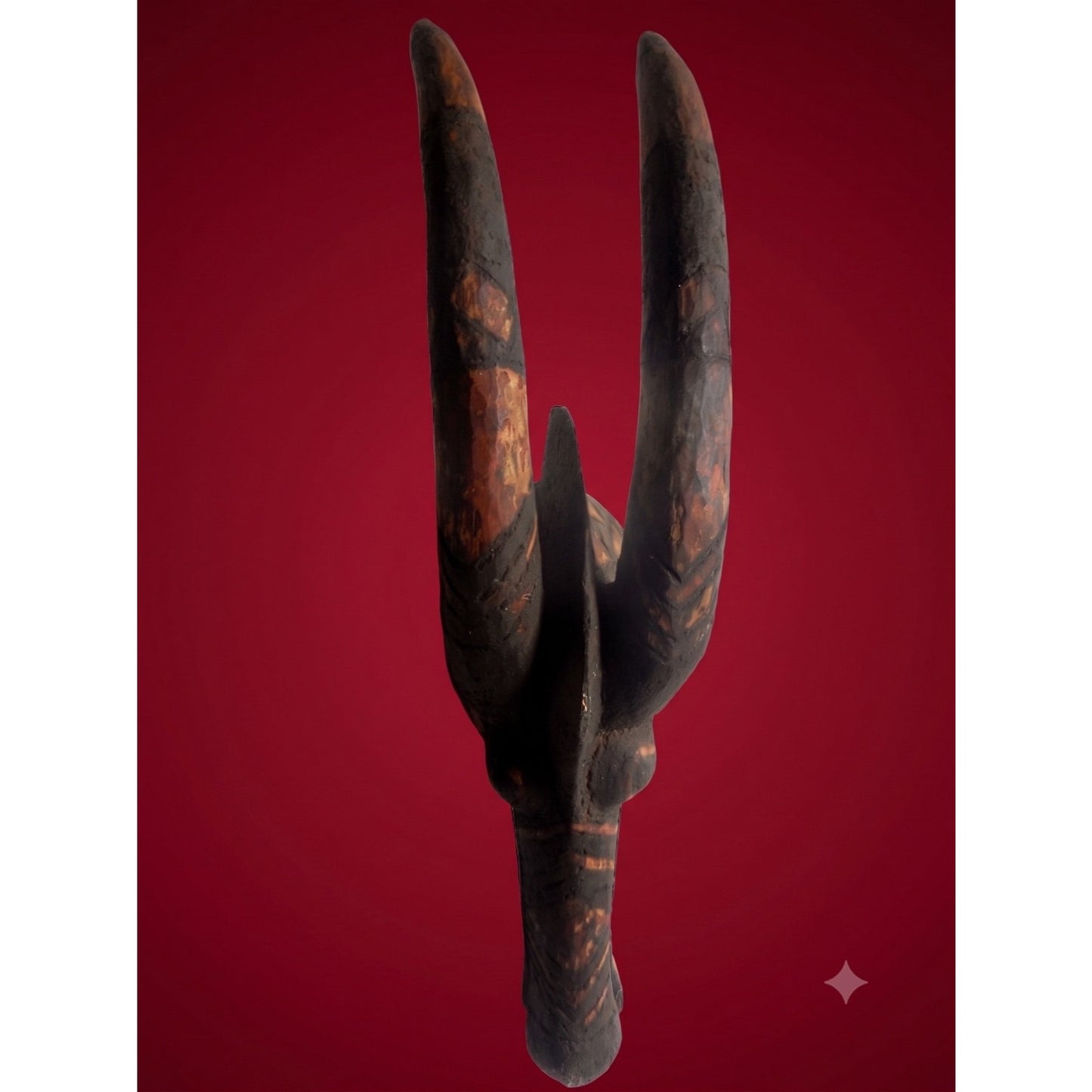 Bwa Ceremonial Mask African tribal art Burkina Faso