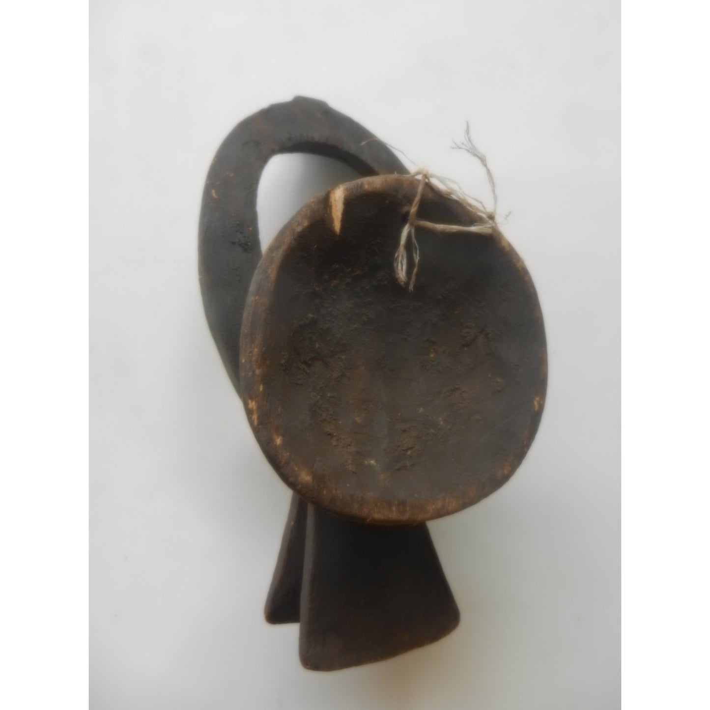 Carved Wood Bird-Form Mask Crest — Bwa/Bobo Peoples, Burkina Faso